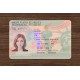Green Card Fake id front side